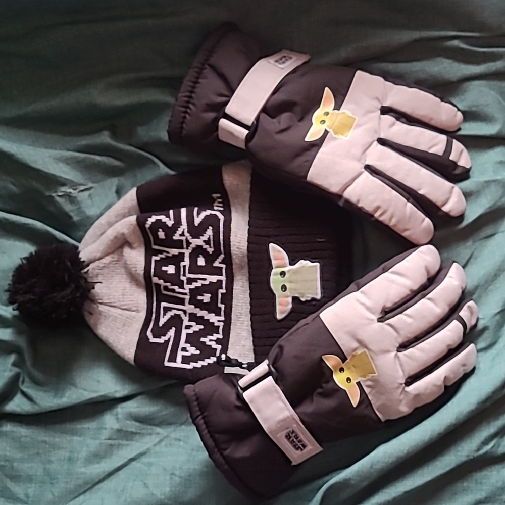 Baby Yoda hat&glove set